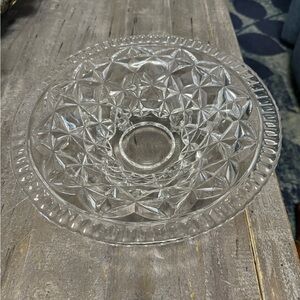 Cristal d arques Large Crystal Bowl 14”